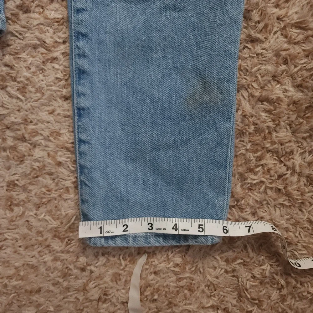 Madewell Womens T26‎ TheMomJean Denim Blue Jeans